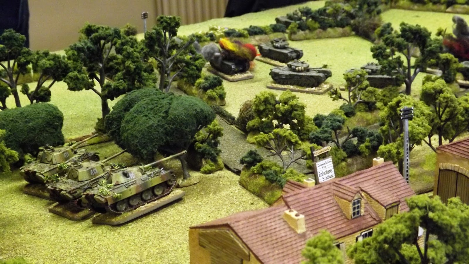 As if things couldn't get worse! The second Panther platoon move in on the Scots Guards flank