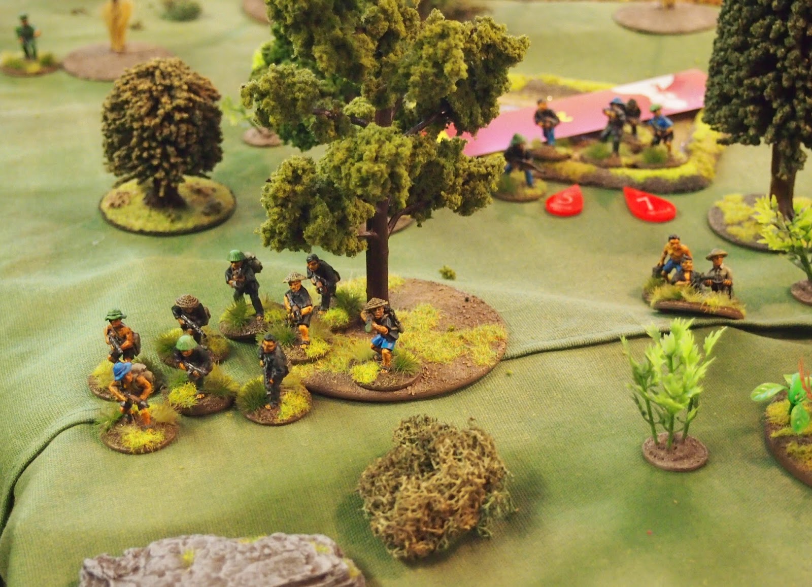 VC attack on the left flank still ongoing