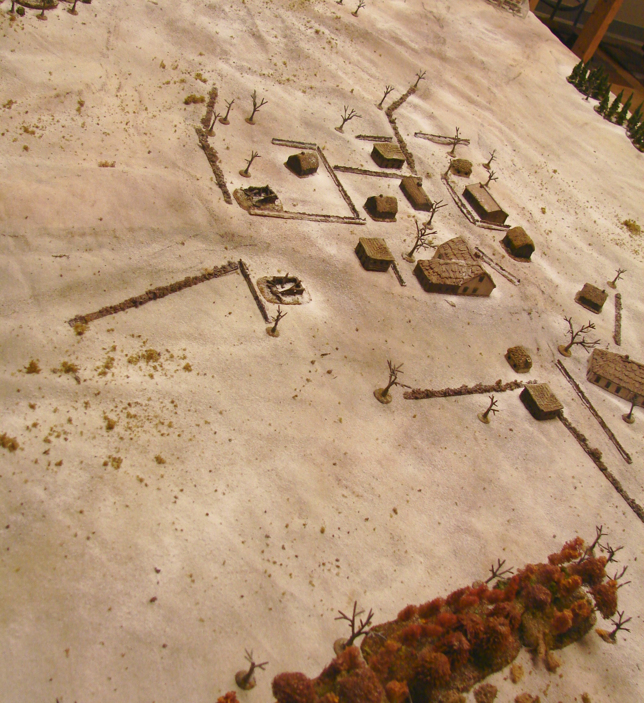More view of Petrovskoe Looking at village from the east. The pre-game katushka strike was a bust and caused no casualties.