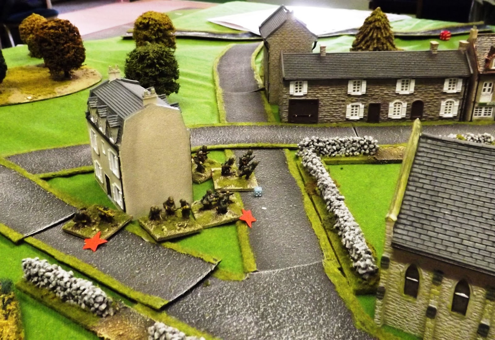 The sole remaining German infantry zug, holding out on the objective but badly battered from infantry and tank fire