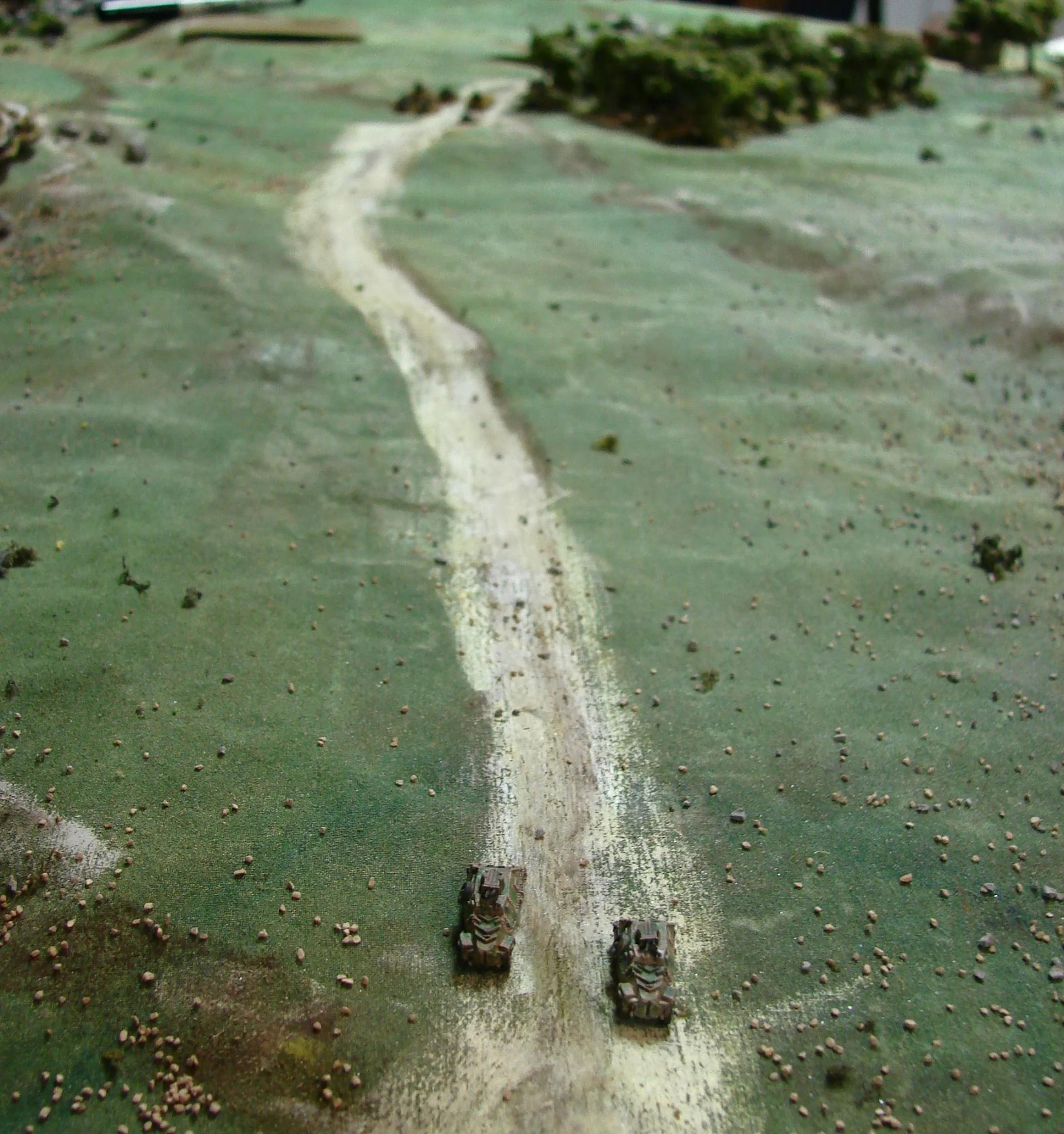 Marmon Herringtons of NZ divisional cavalry The remaining two armoured cars are armed with a Bren and an ATR. They are facing away from the Germans with their turrets reversed to make a fast escape.