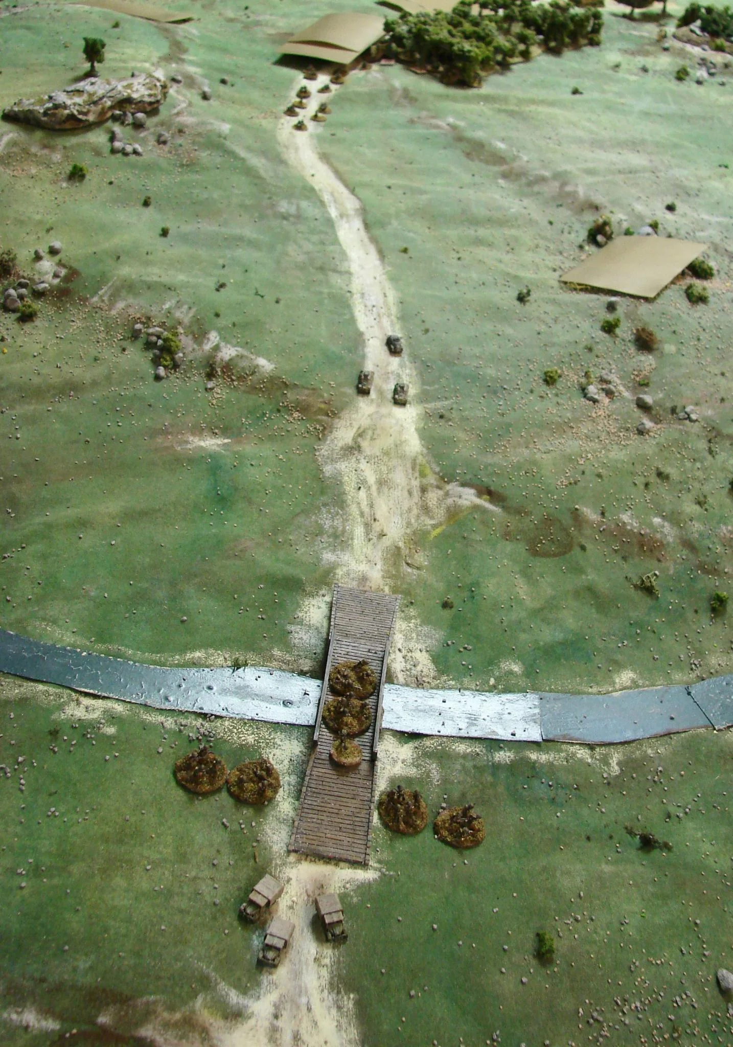 Charge of the extremely light brigade The Sdkfz 221 runs down towards the bridge to disrupt the Kiwi armoured cars and rigging the demo charges. The second motorcycle platoon prepares to charge down the road also. This time the Germans plan to overrun the Brits before they can set the charge.