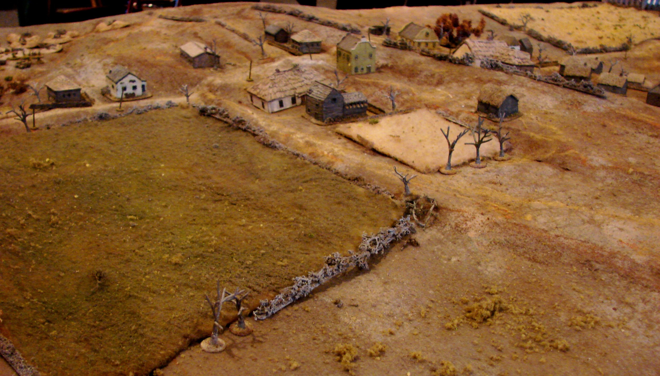 View from possible Soviet entry edge The Russkies could come in on practically the entire East edge. They had the option of dividing their force or coming in closer together.