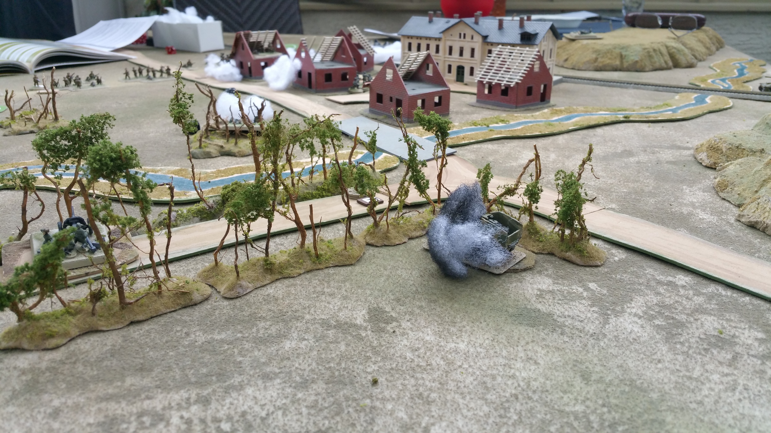 German SP Goes Up in Flames