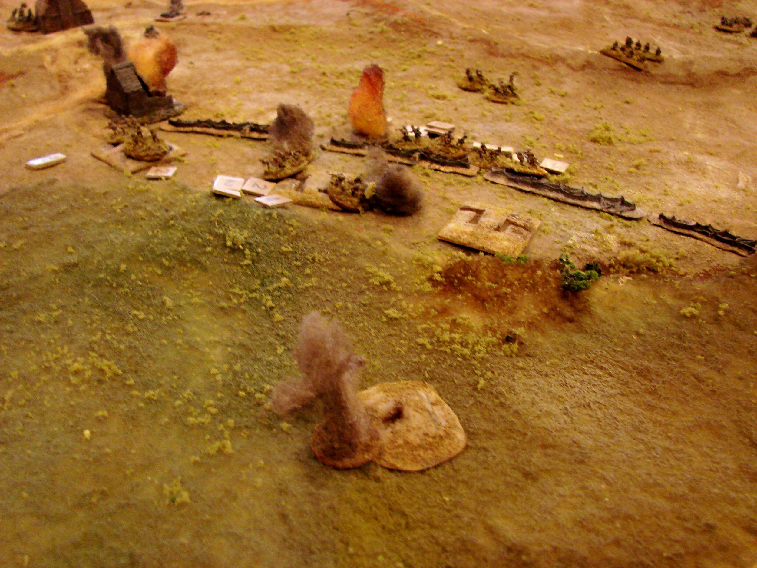 Grenadiers discover fire The FOG-1 mine is set off by the CO. in the dug out and it actually works. Bad news for the grenadiers that made it all the way to the front.