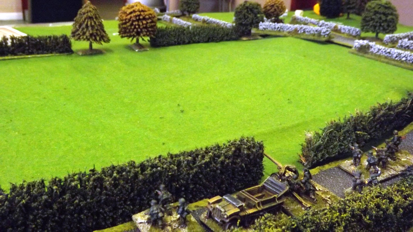The German left flank looks to be covered, but what about the right?