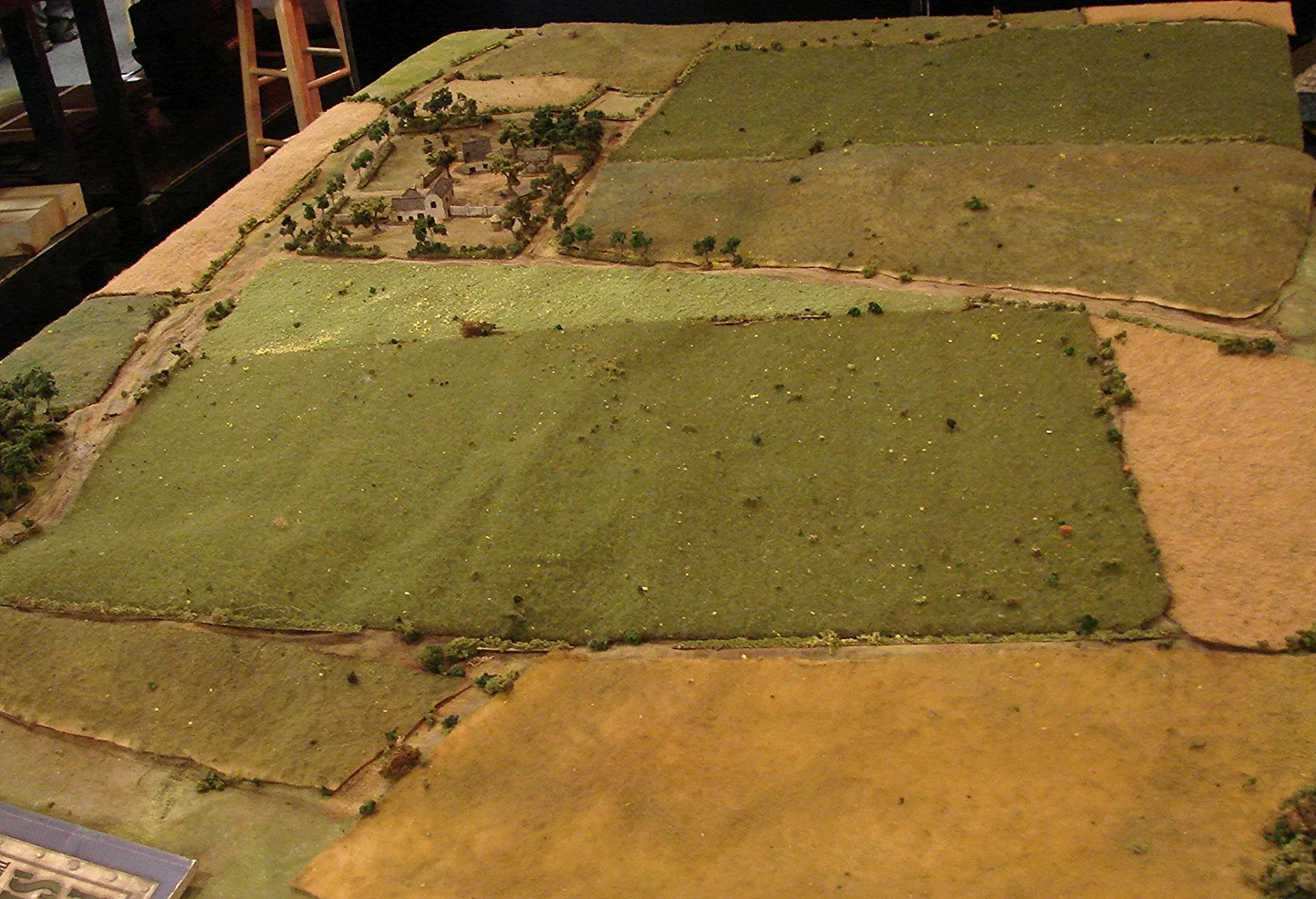 View from the south The village of Mont St Eloi is off table to the left. Carency off to the top left. Germans come down from the right side of the table