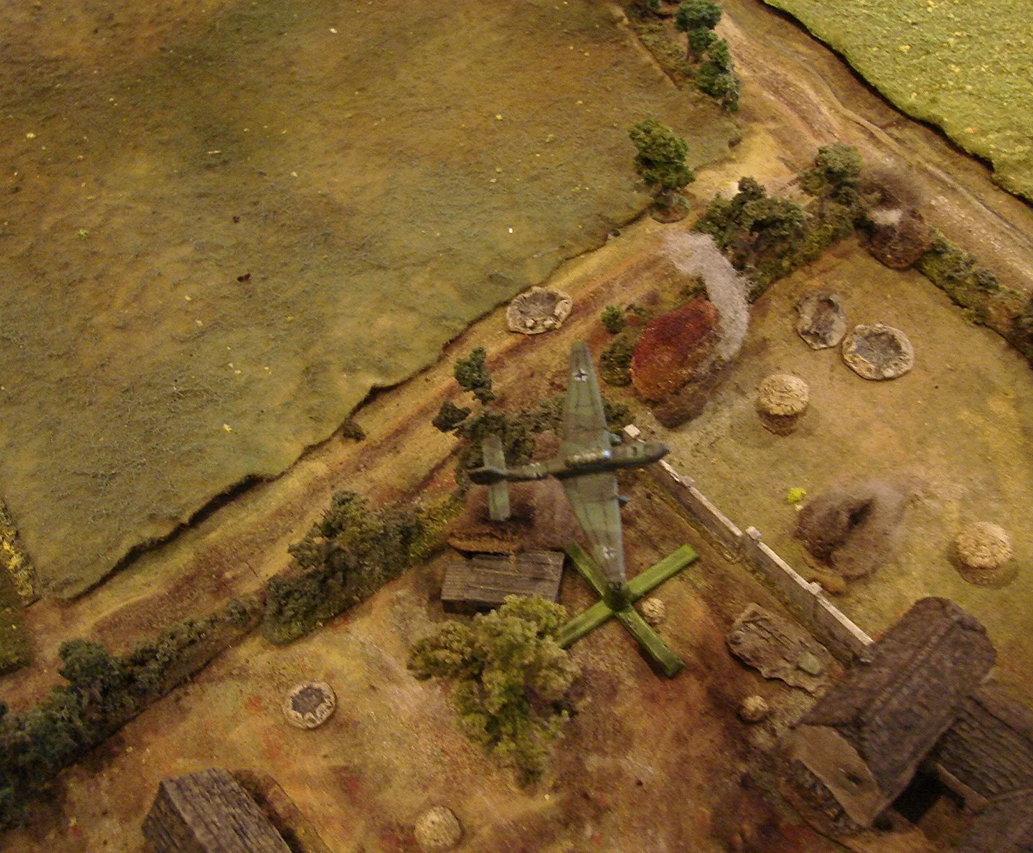 Stuka drops a load The air was swarming with aircraft during this operation. This was the only bomb run that occurred in the game and it didn't do more than destroy some already damaged vehicles.