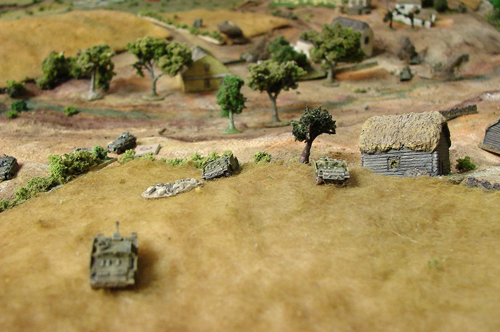 Pulling back Rick finally got a solid hit on one of the Stugs. It turned out to be the battery CO. With my tanks coming into view, Martin decided to move back to a better, less exposed position.