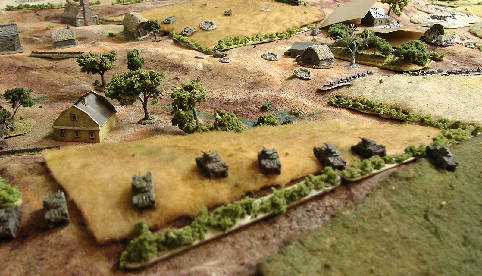 My Soviet tanks I was hesitant to charge ahead, no knowing what else was waiting to strike.