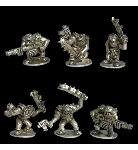 Uruk Warriors with Pistols, Swords, and Machineguns
