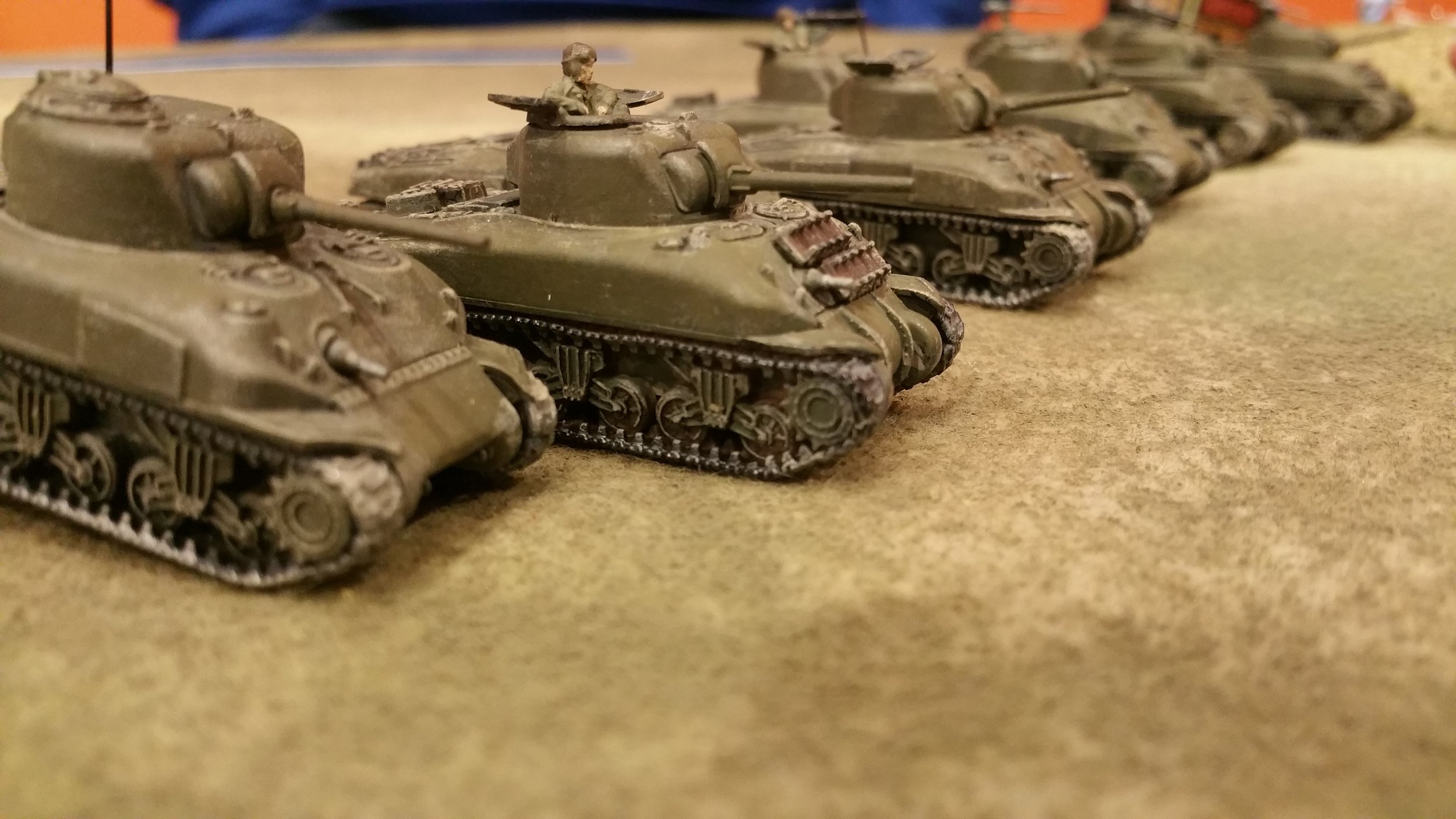 shermans duel with tigers