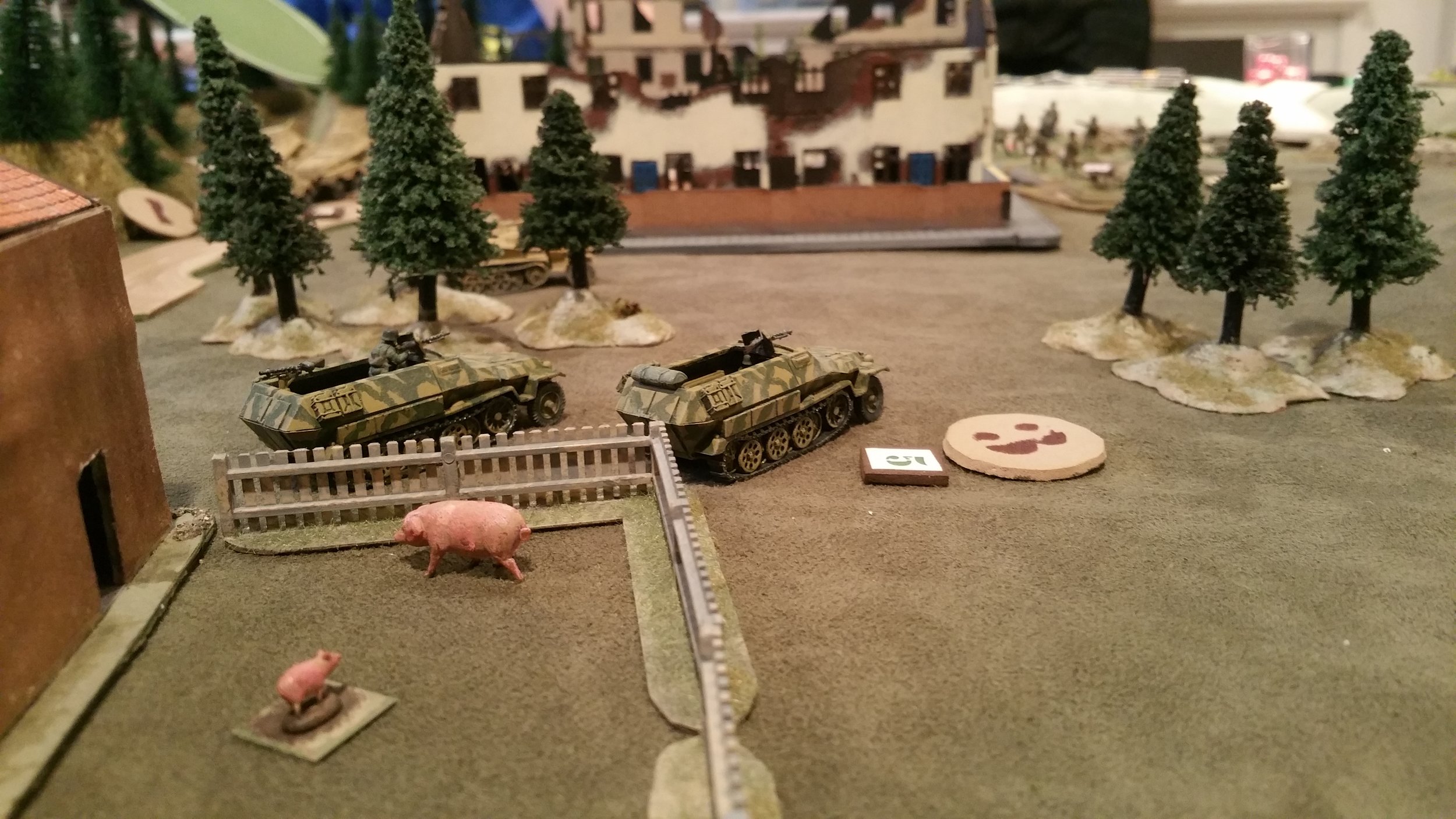 Grenadiers Push Toward the Mill