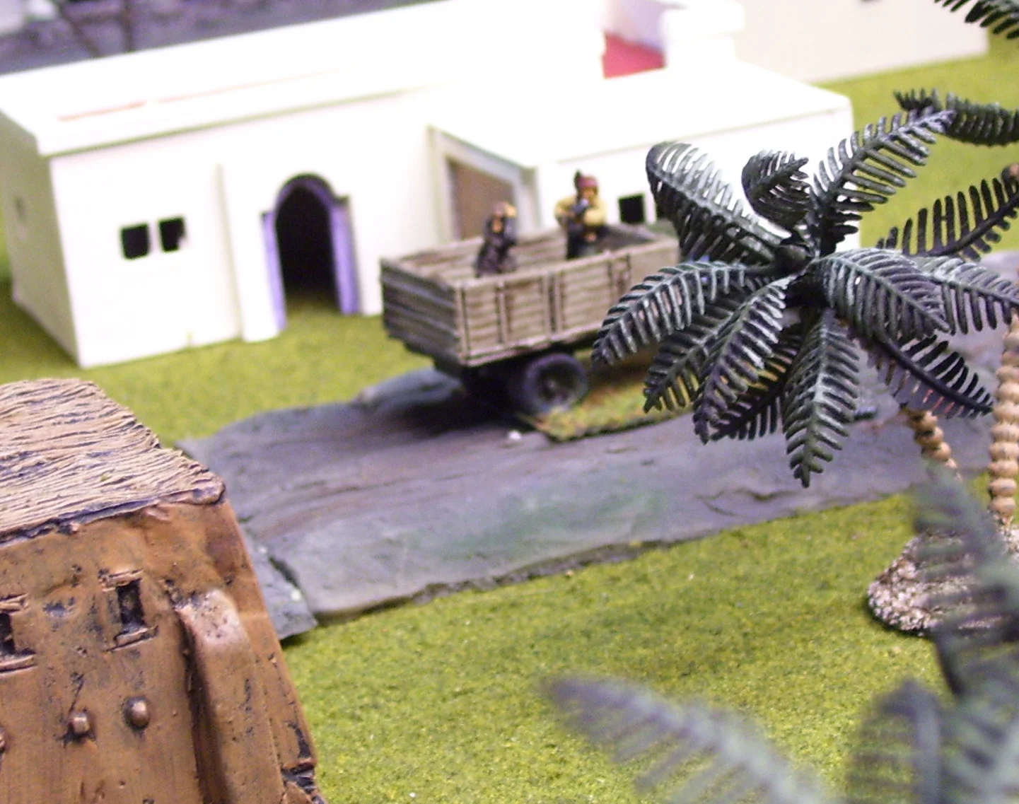  The PLO commander at the roadblock returning the truck.
