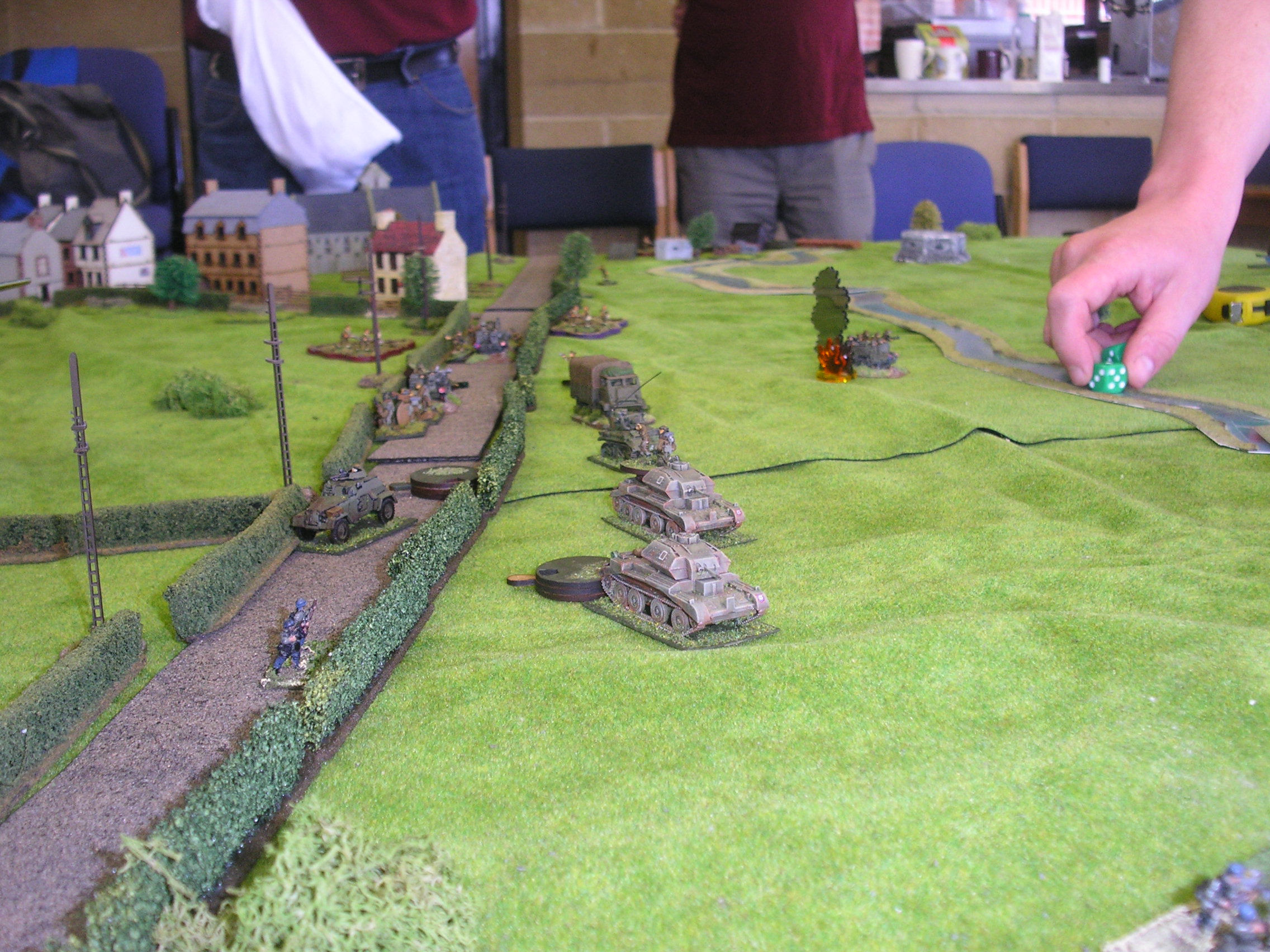 Blind revealed: British tanks arrive