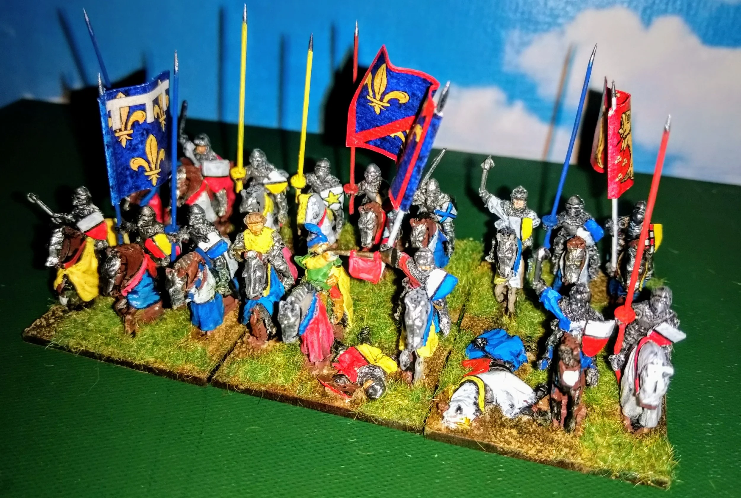 Always tough to paint: French HYW Knights from Andrew Helliwell