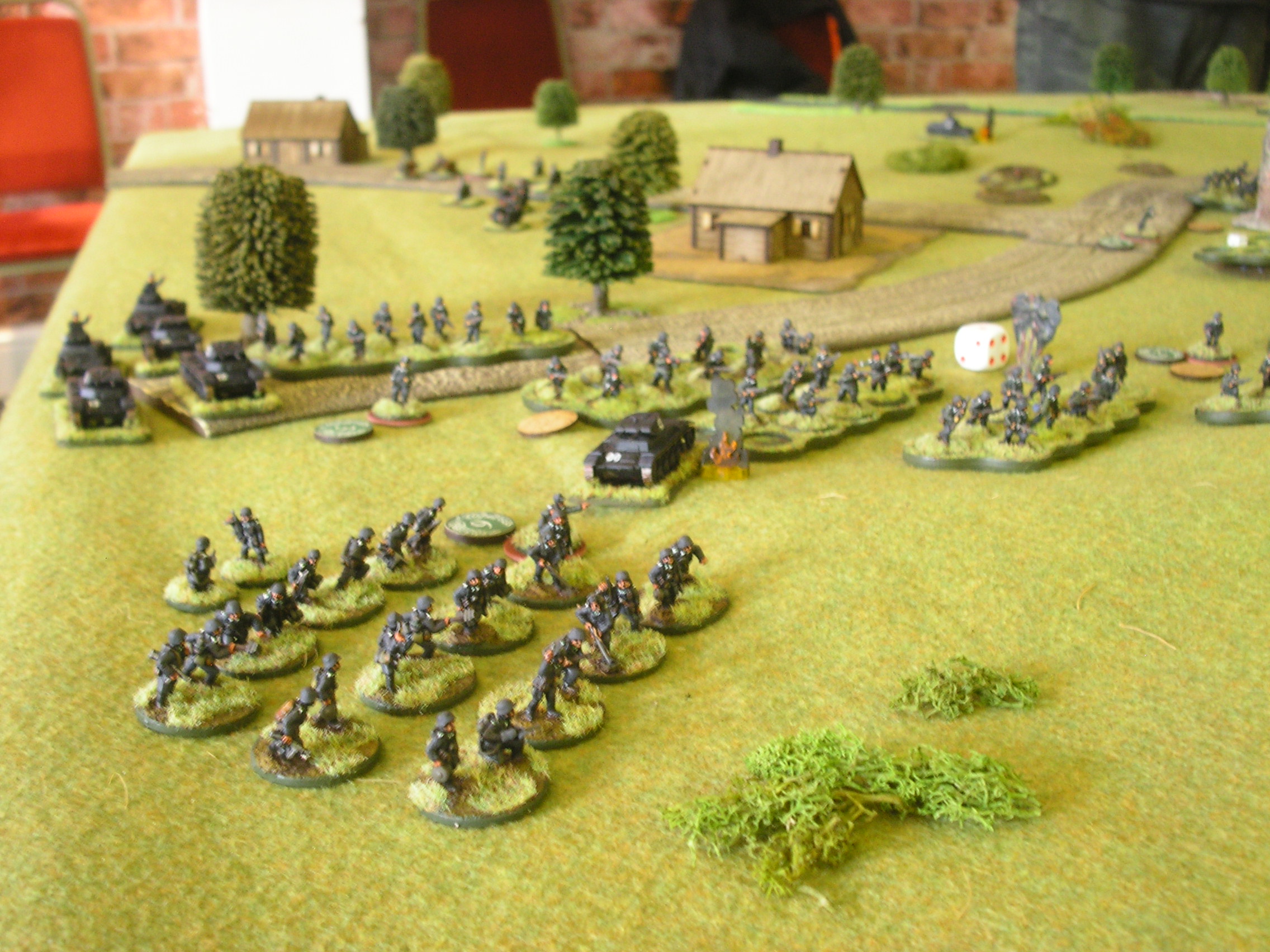 Assault engineers prepare to go in