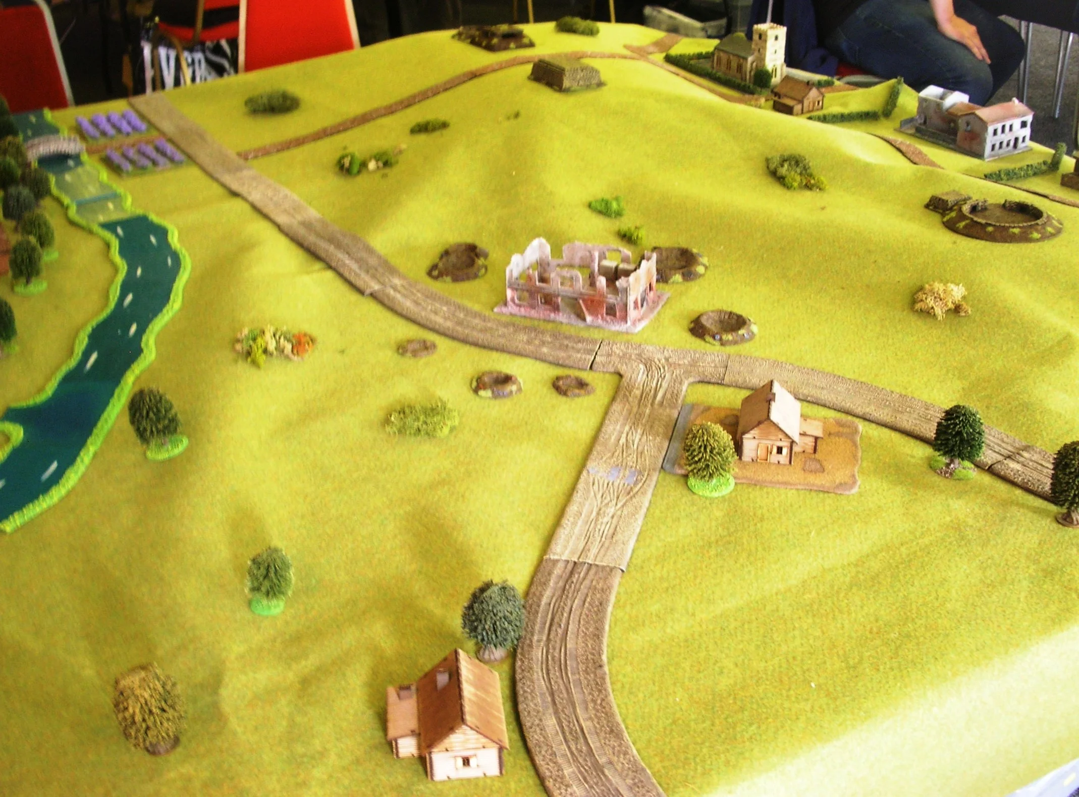 View from the German entry point