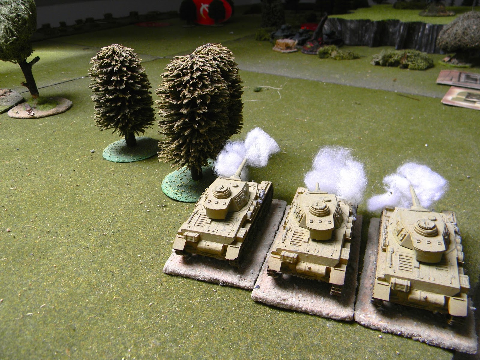 A second Panzer Zug spots enemy armour and opens fire...