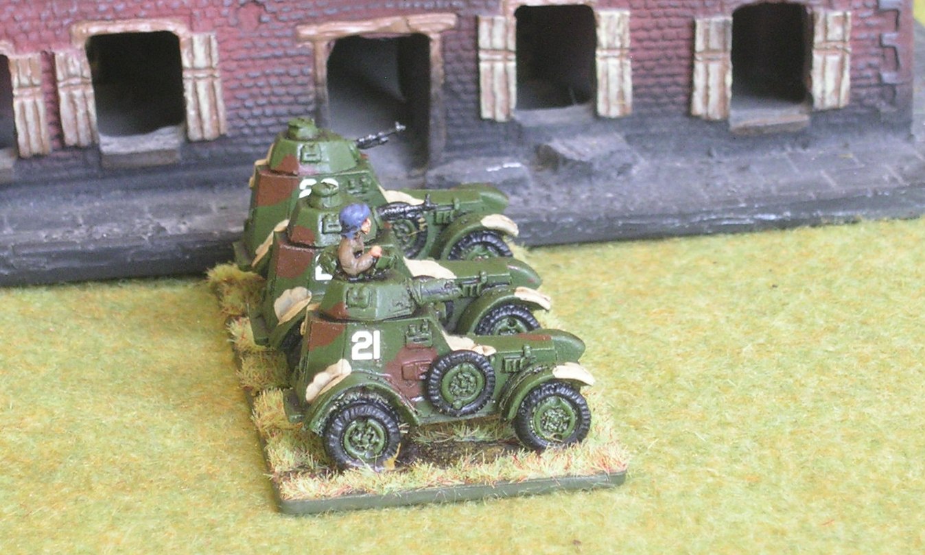 WZ.34 armoured car platoon