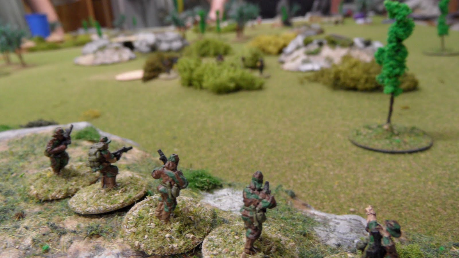 the constables nervously scan the terrain for signs of ZIPRA activity