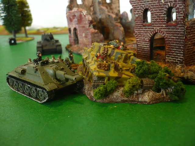 Soviet self-propelled guns are starting to tip the balance in their favour...it's turning into a war of attrition