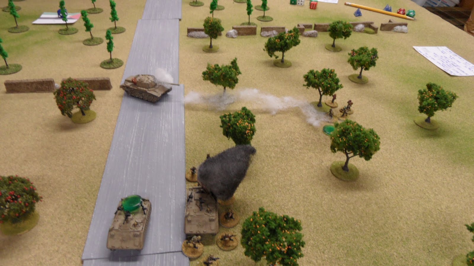 another RPG damages the tank
