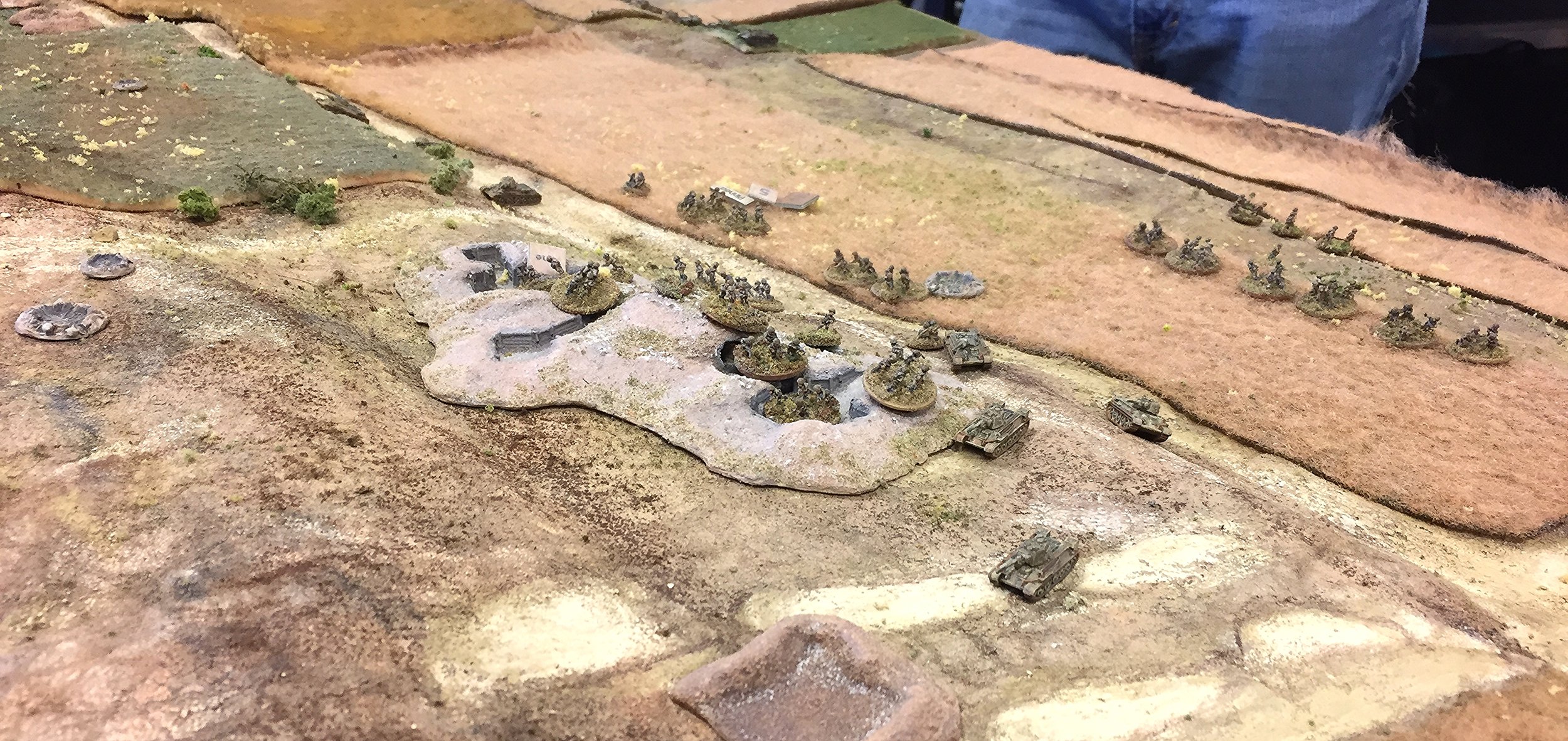 The Russians get into their Old Entrenchments