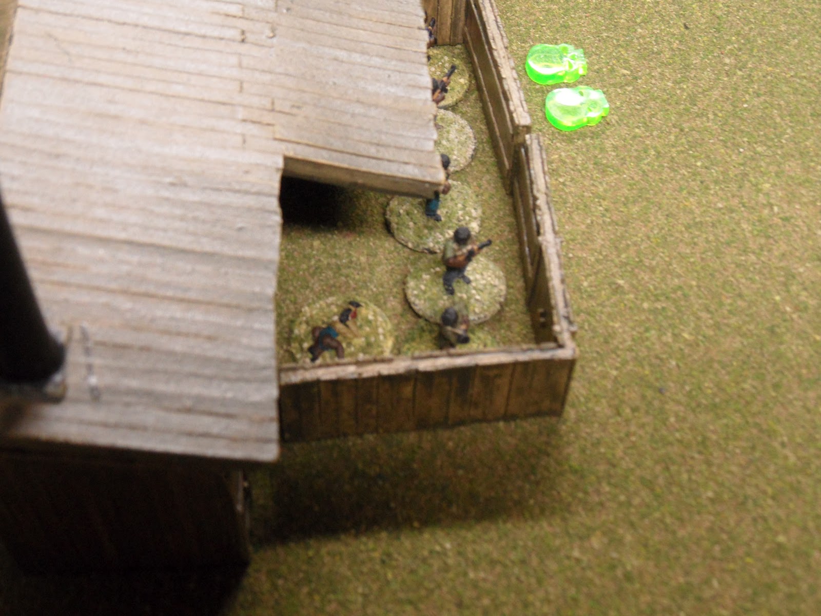  Back at the sawmill, the IMC forces maintain their foothold despite casualties. 