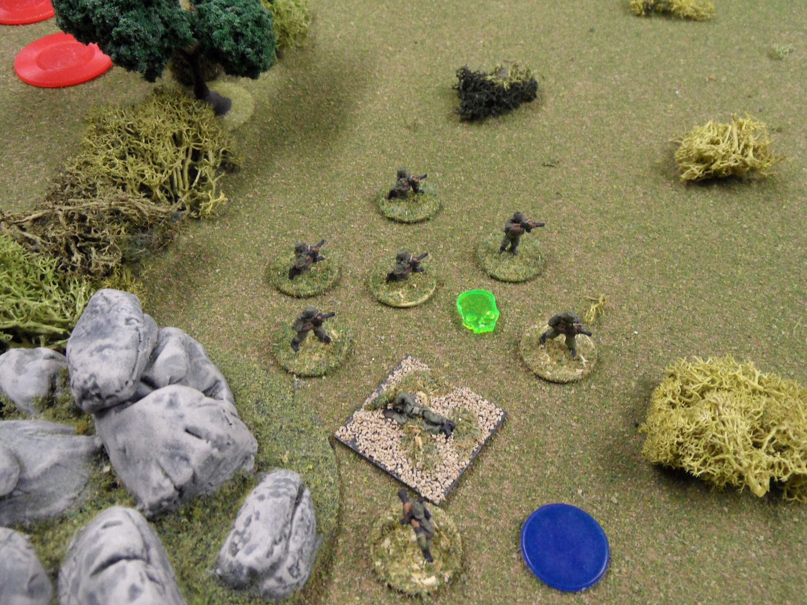  The Government troops begin to lose the fight with the re-manned technical. 