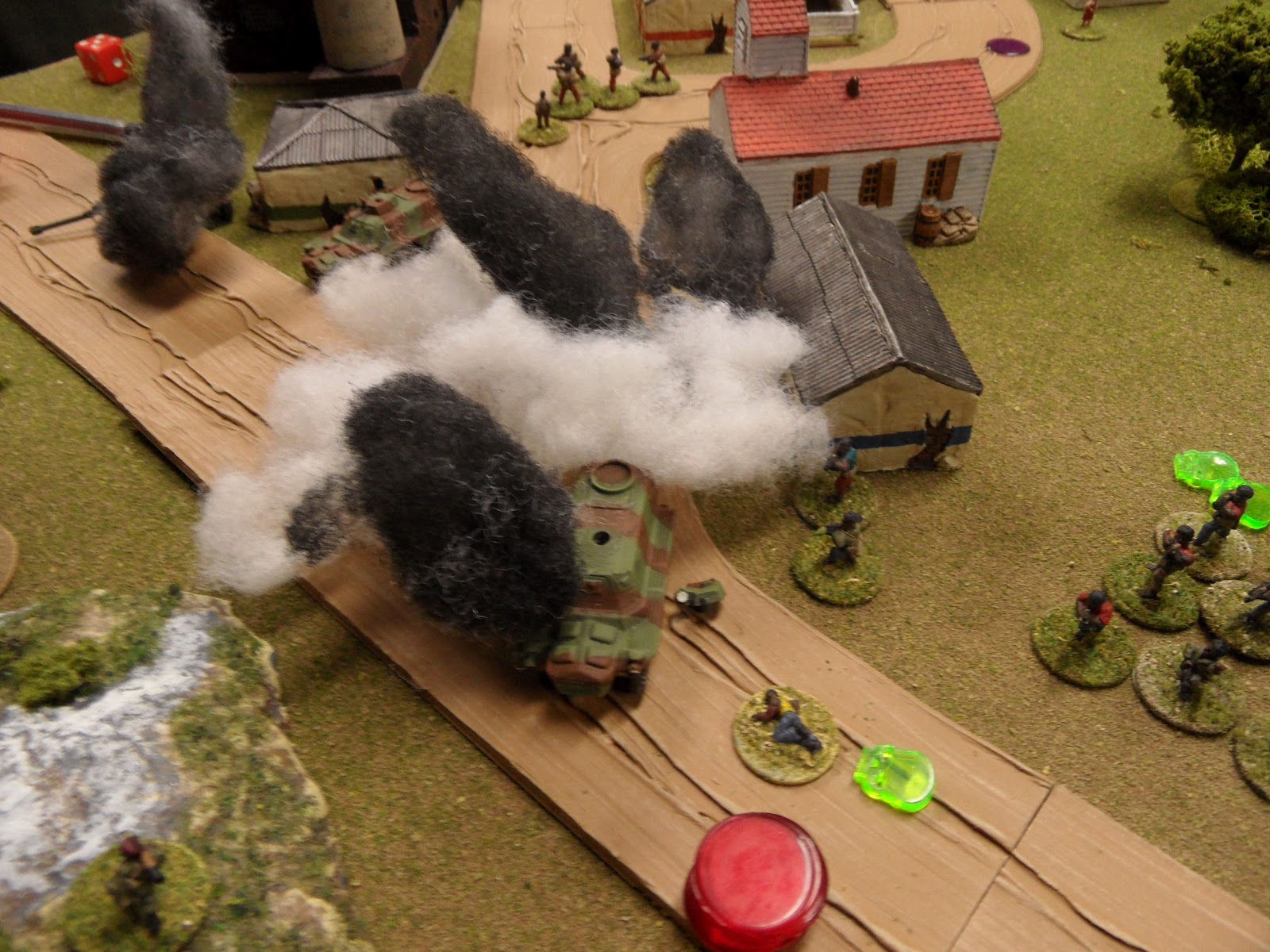  The IMC APCs are destroyed by fire from the tanks and RPGs from the Guards, while the exposed squads are nearly abolished.    