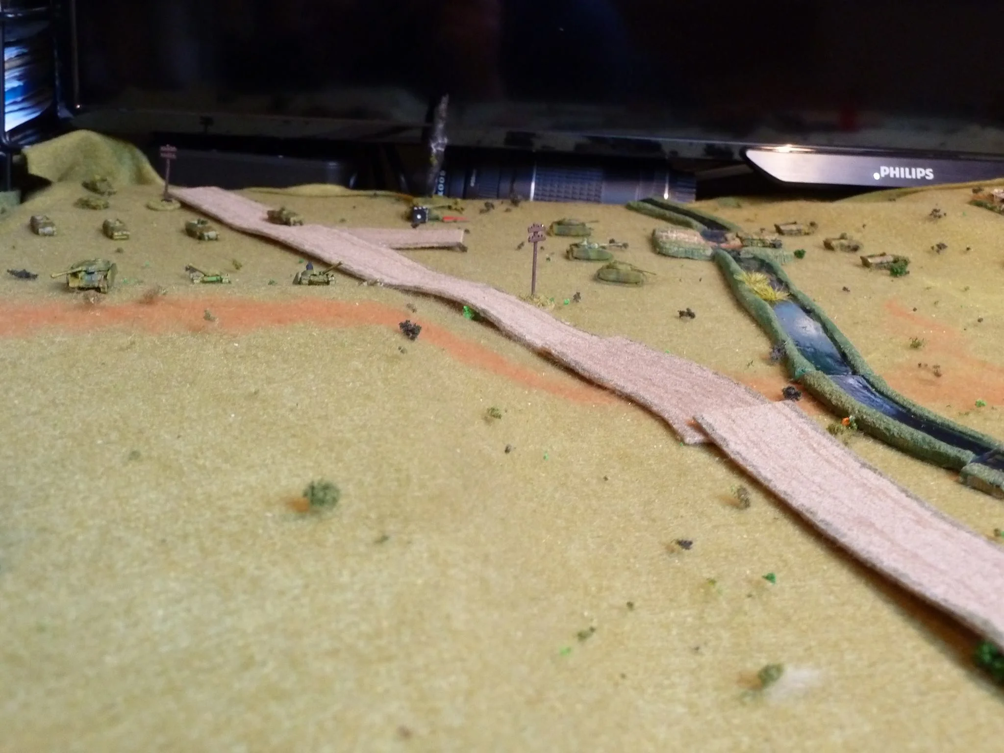 The view of the German attack. Dividing my forces?