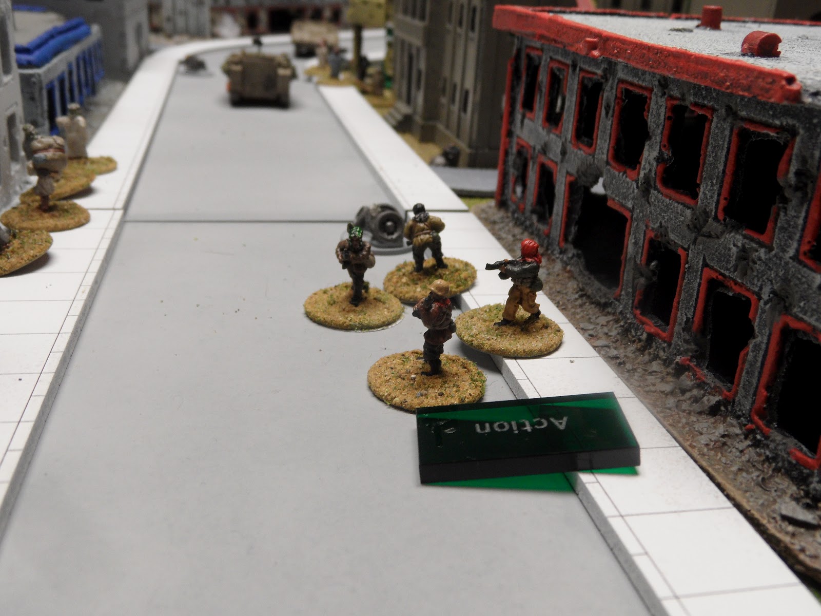  A team rushes into the street and fires off an RPG round at the Zelda's rear... 