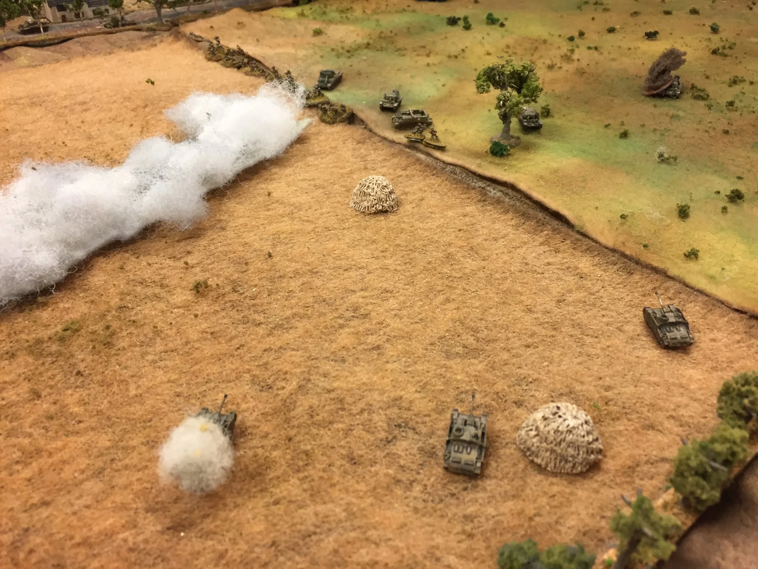 Luftwaffe Troops Pull Back and StuGs and Hussars Engage