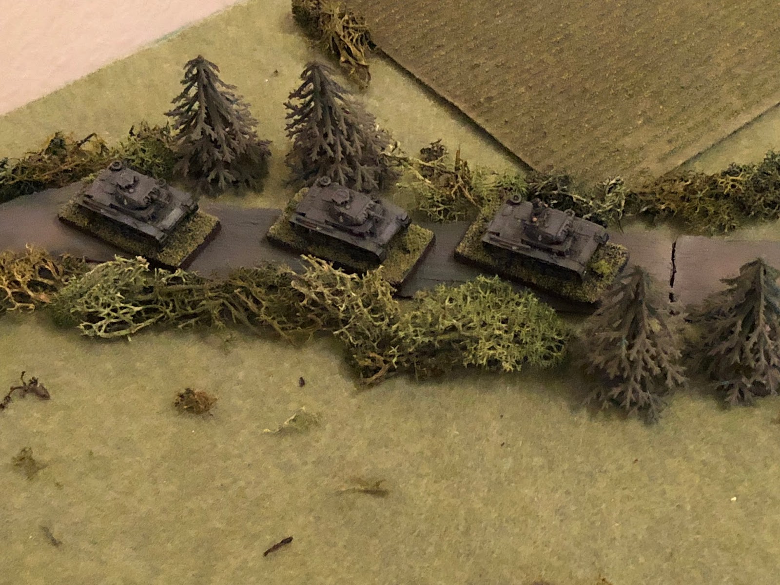  Where it's able to pick out Lt Loeb's platoon of Panzer Mk IIIs moving up 