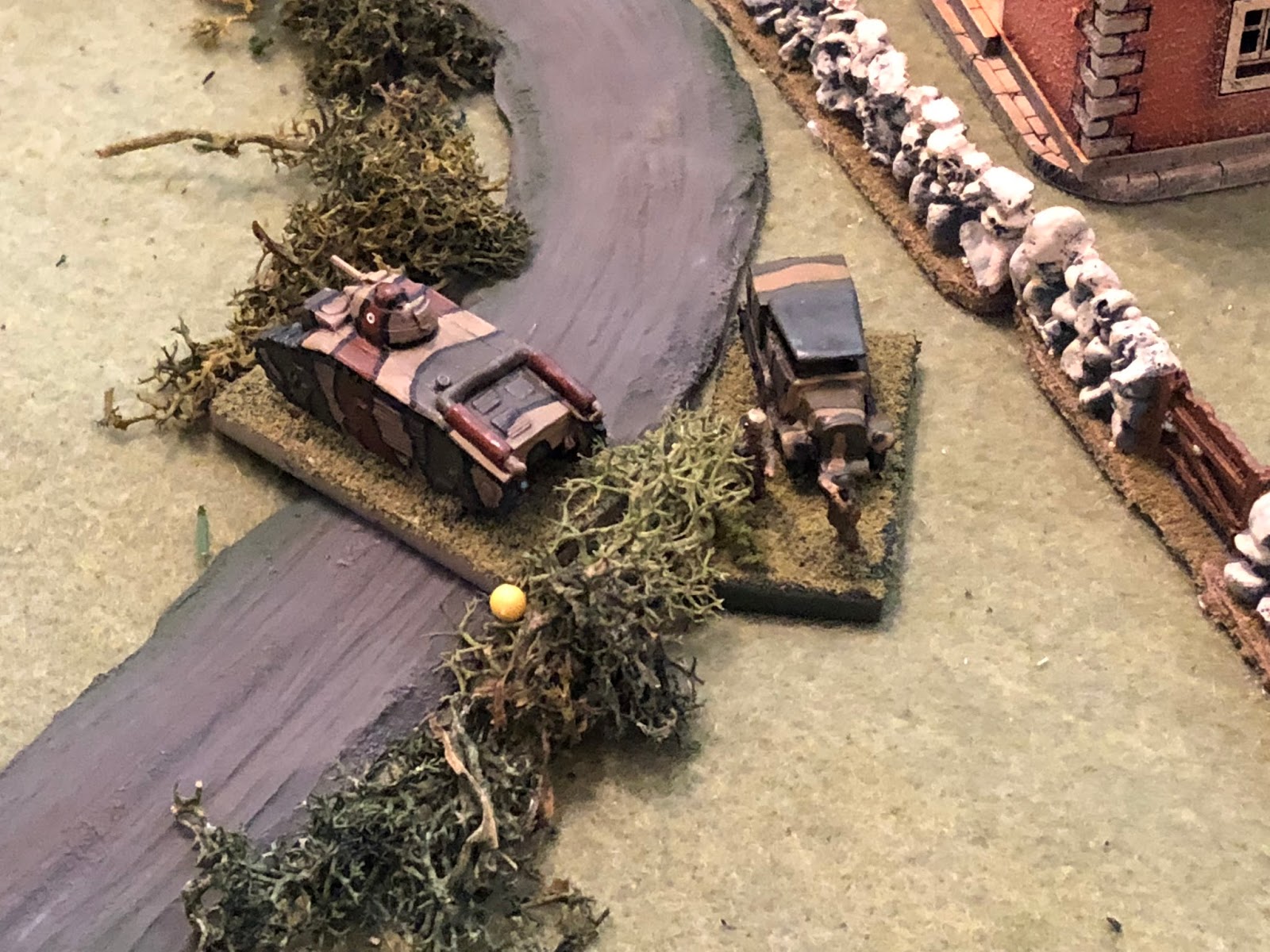  In the west, Major Renaut rallies Sgt Guillaume's Char B... 