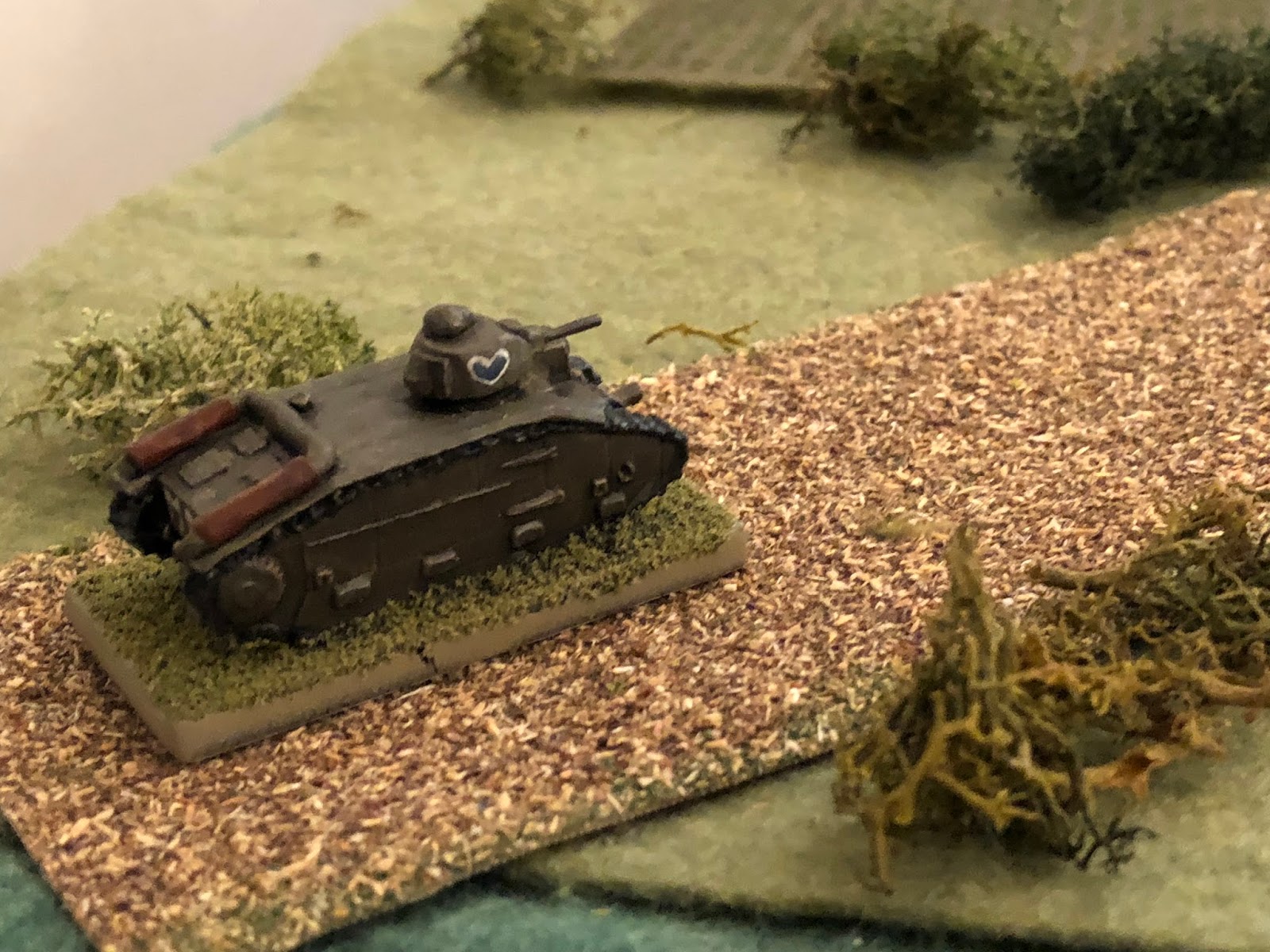  But it wasn't German tanks appearing in the southwest, it was a lone Char B, sent by High Command to reinforce Capitan Cognac's attack on the River Moiste. 