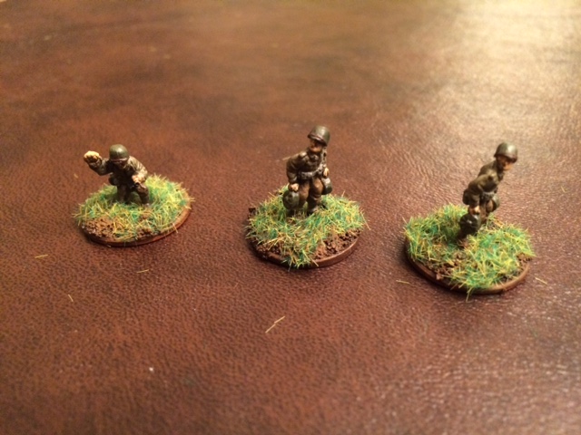 Guys carrying mines
