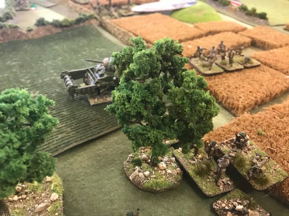 Canadian infantry with Flails advance on the right flank. This was a big success at first...