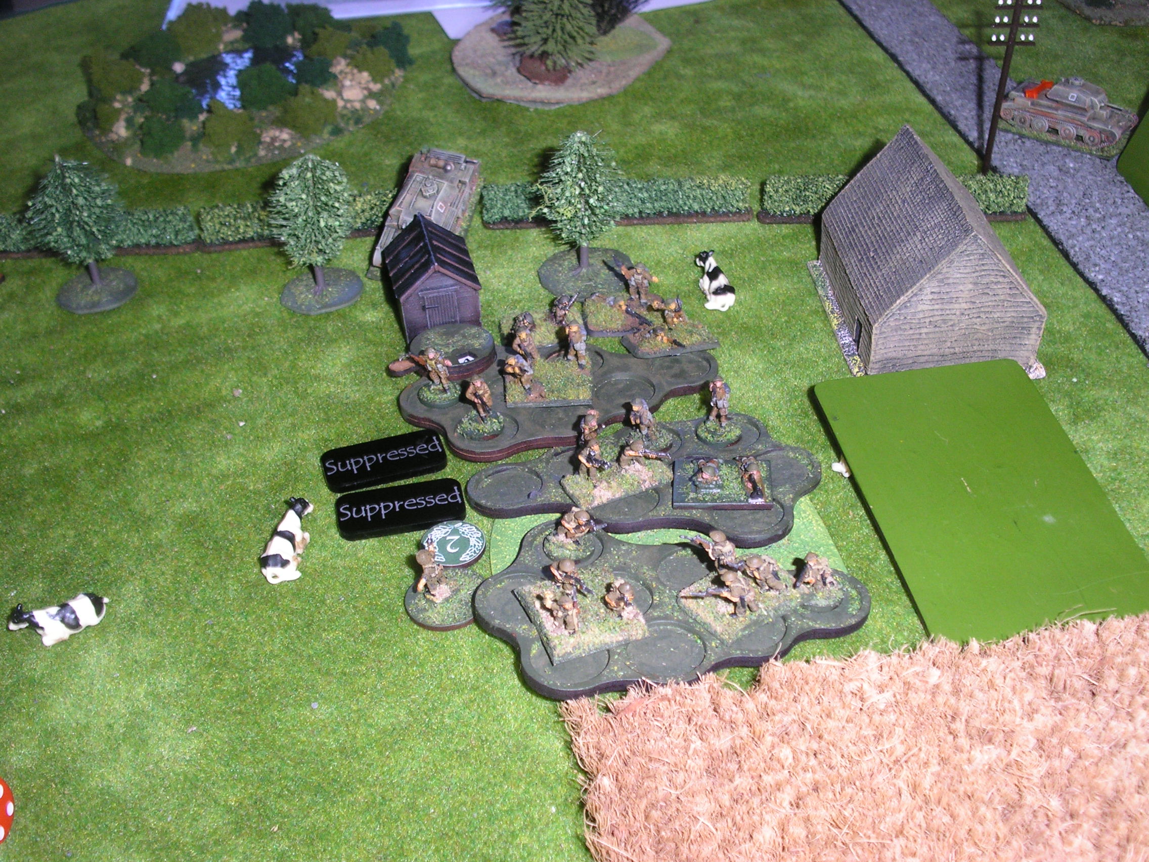 1st Platoon suffer. 2nd Platoon are the neighbouring Blind.