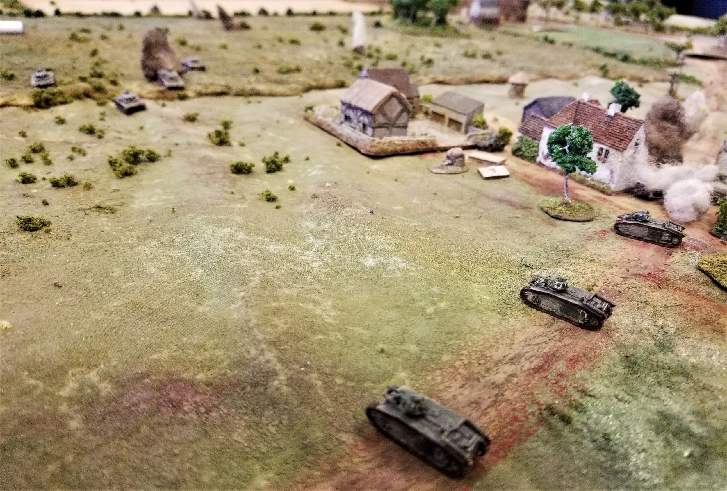 Char and Pz III face off