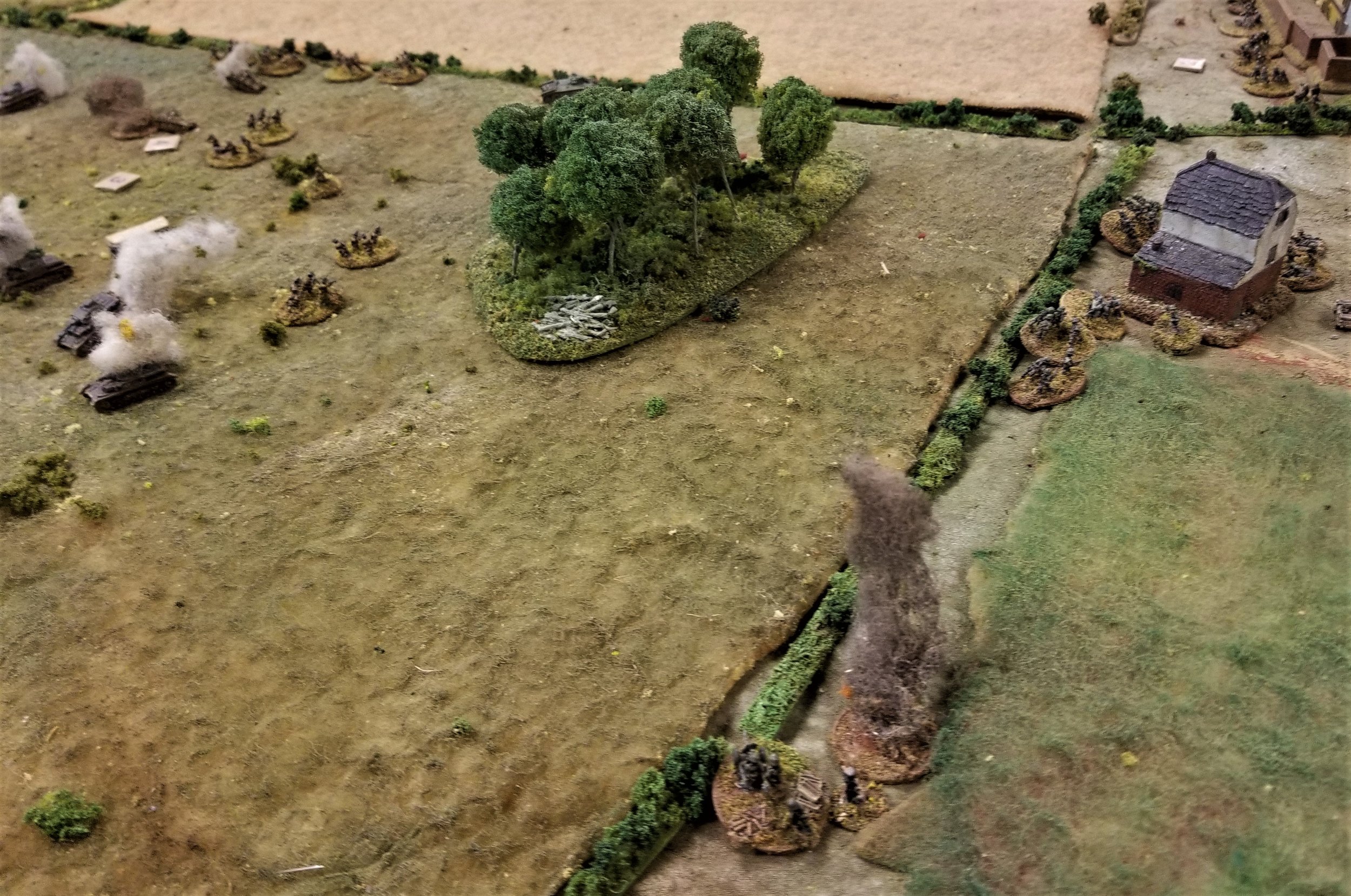 French infantry getting chewed up