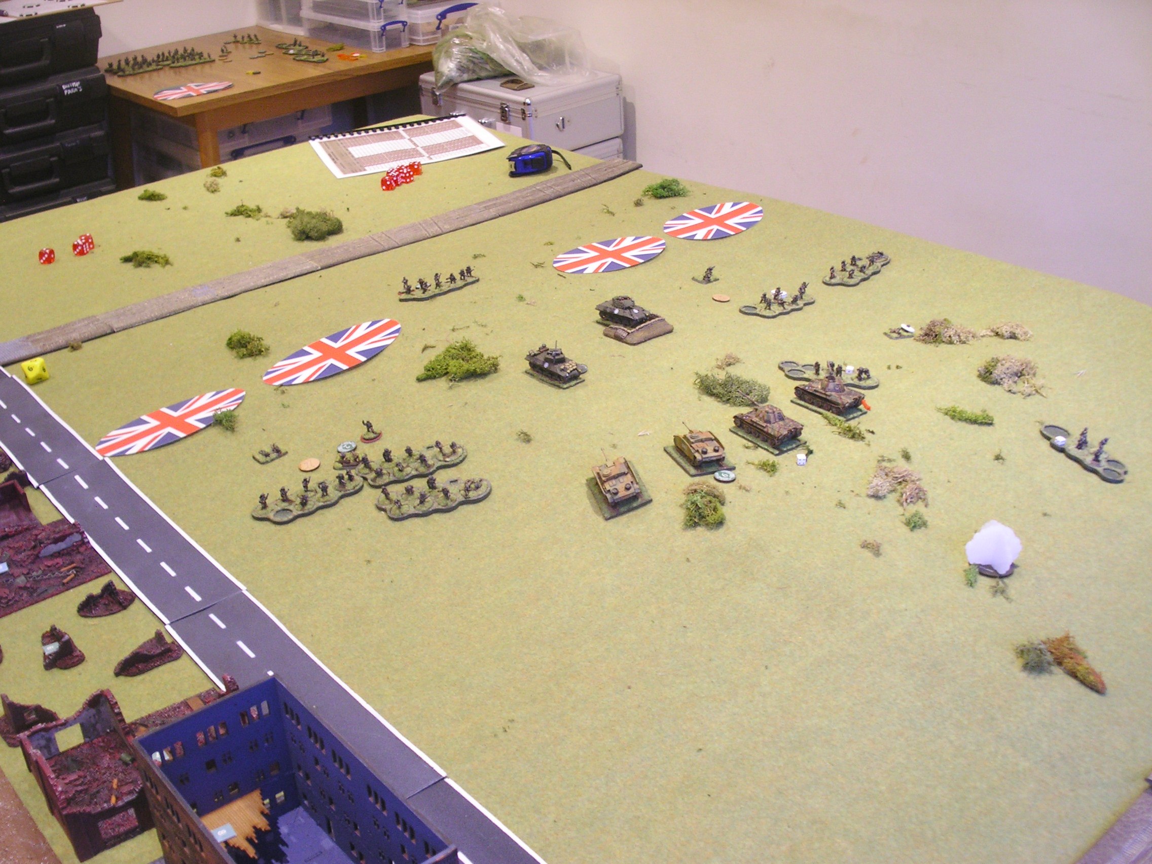 View from the German Company HQ