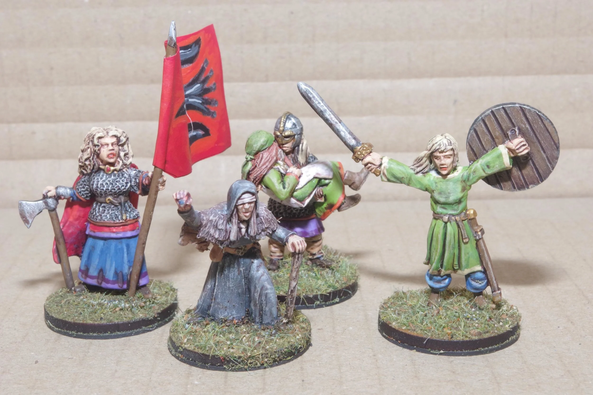Shieldmaidens from Carole and some rather nice engineers/medics from The Hat