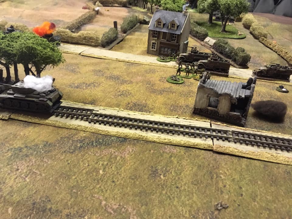 Swanning about in half tracks