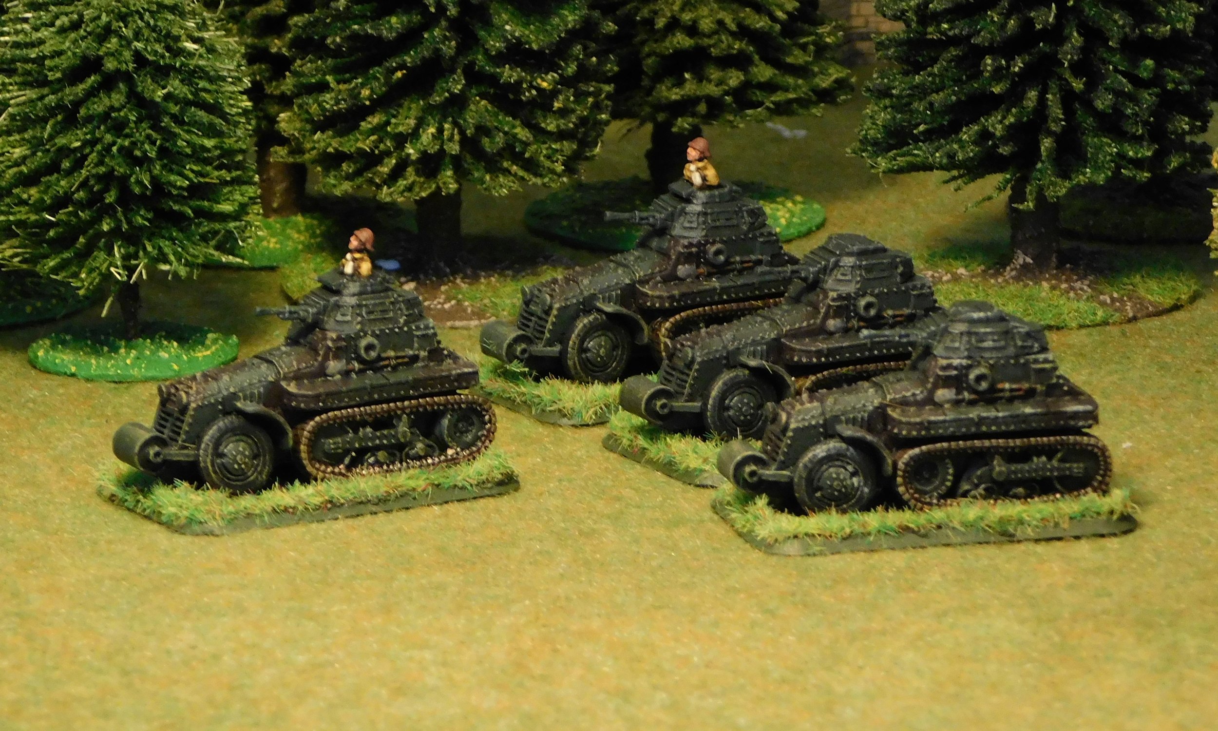 AMR Squadron HQ & 1st Platoon (CK P16 ½-Tracks)