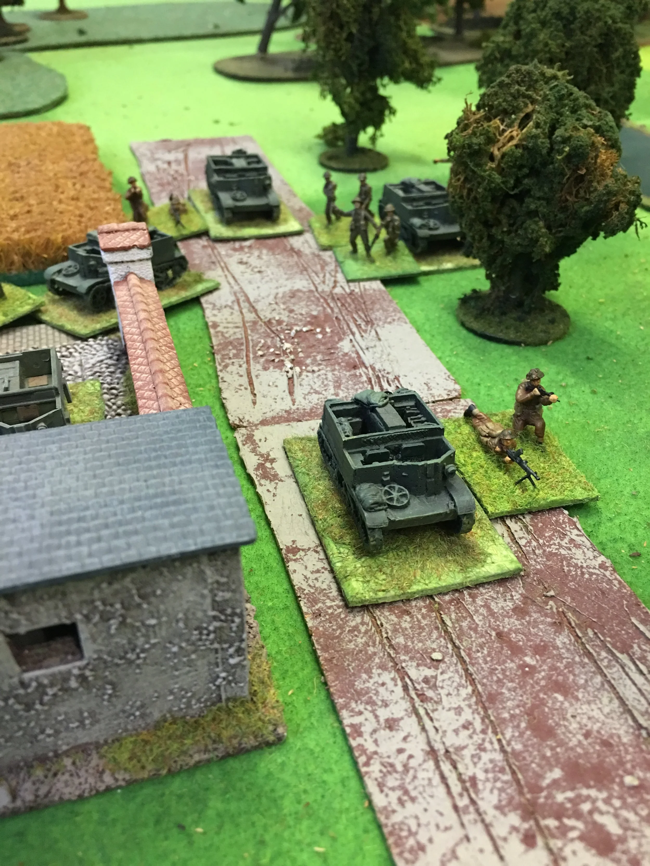 Counter-attack with carriers and infantry