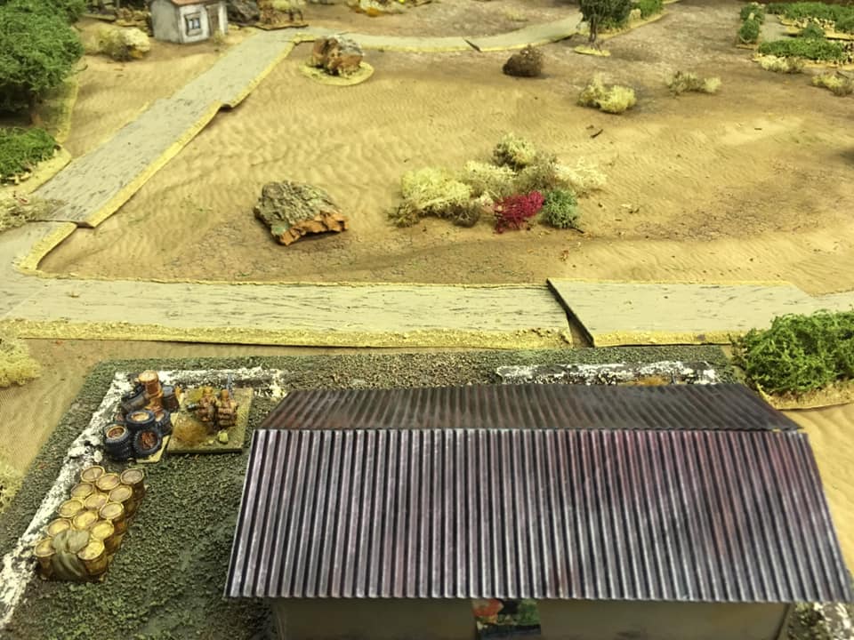  However further complication was achieved by placing a Tiger model on the table to maintain the fear factor for the Allied players. 