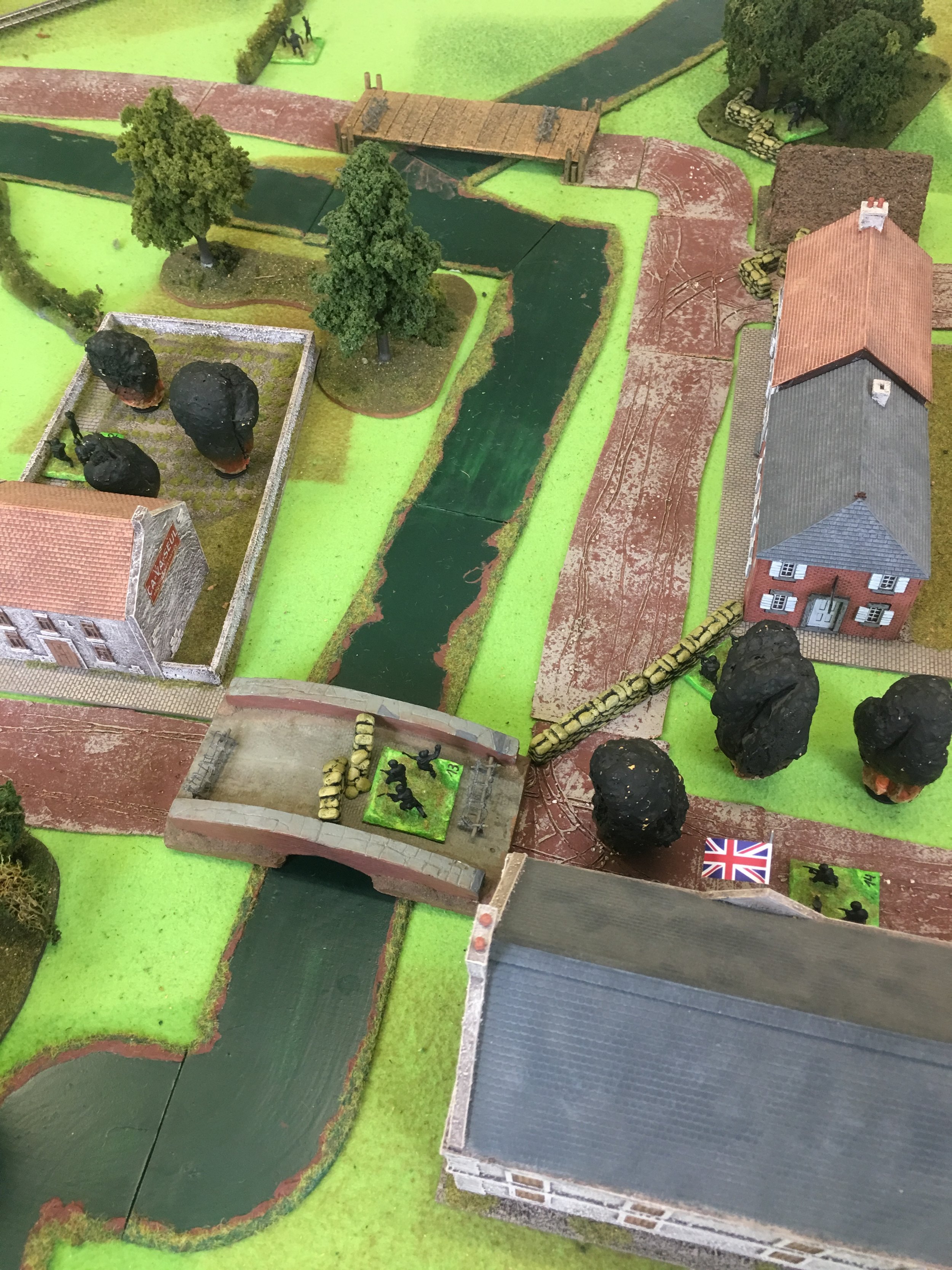  The scenario begins with one Stuka stonk against the British positions 