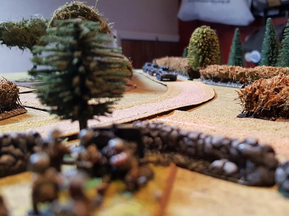  A lone 2pdr is spotted at distance by the German armoured column but the Brits are determined to sell their lives dear.   